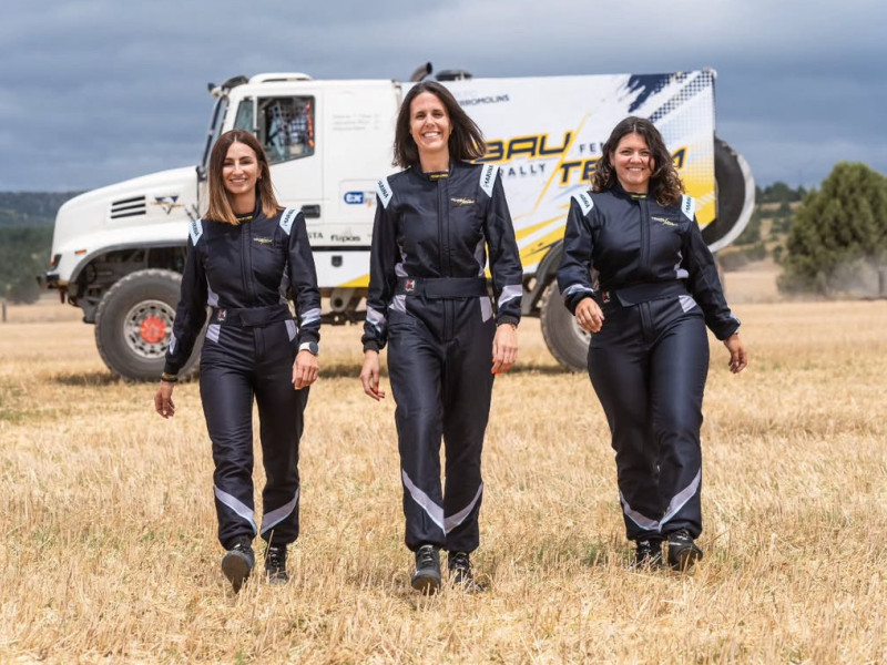 Las integrantes del Tibau Team han completado con éxito la Baja España Aragón.