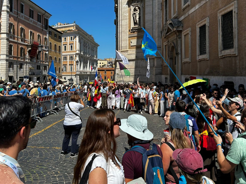 Jóvenes de Asturias en el Jubileo de Roma