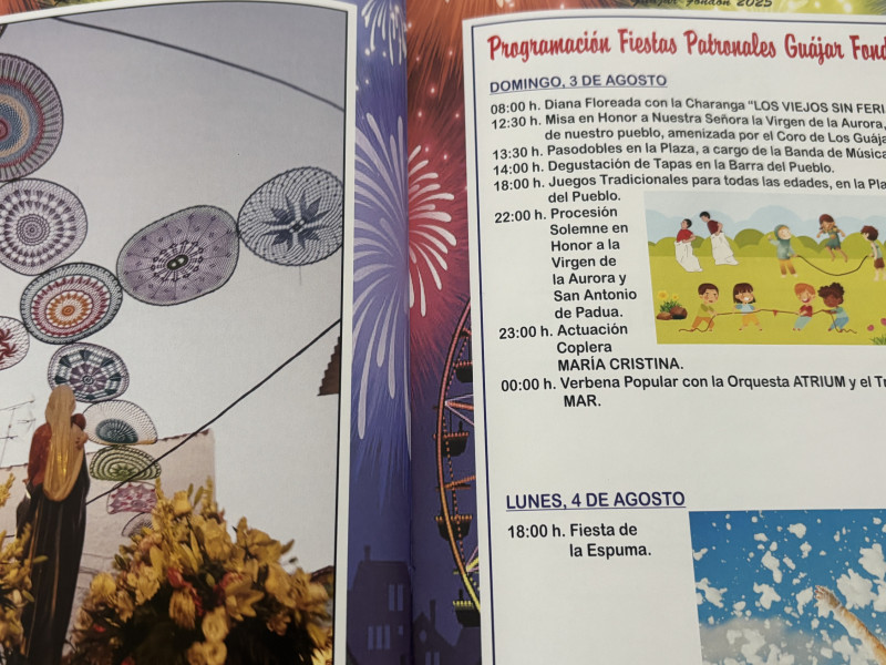 Guajar Fondón celebra sus fiestas en honor a la Virgen de la Aurora hasta el domingo 3 de agosto