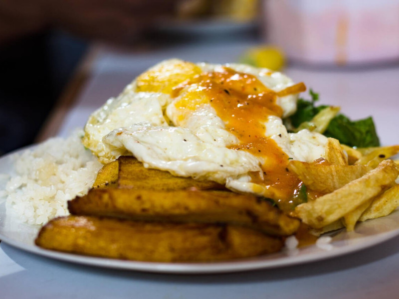Arroz a la cubana en Gran Canaria