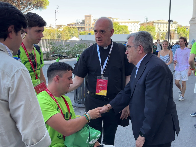 Alberto, desde Getafe hasta Roma en silla de ruedas