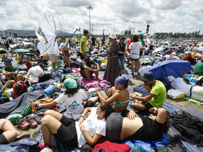 Juan, desde Tor Vergata para celebrar el Jubileo de los Jóvenes: "Decimos abiertamente que creemos en Cristo; daríamos la vida por él"