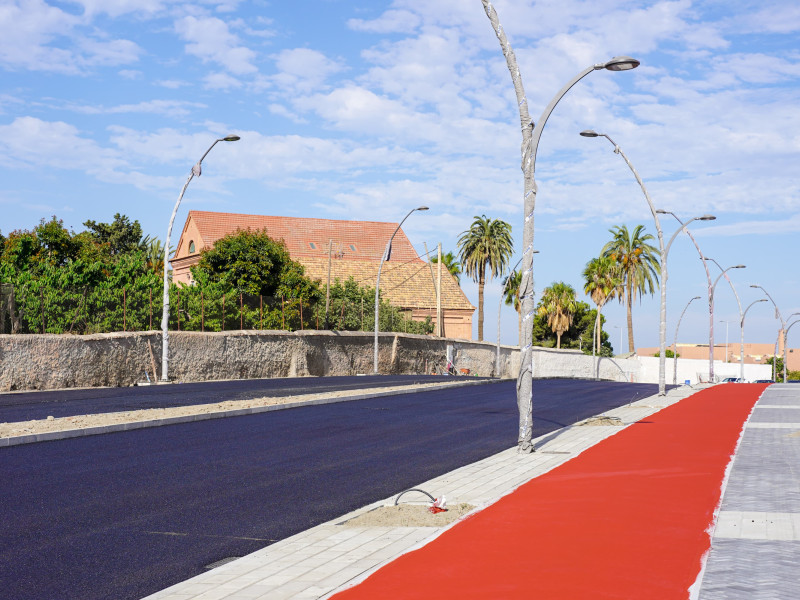 Ya está abierto al tráfico el Camino de las Ventillas tras su desdoblamiento de la calzada
