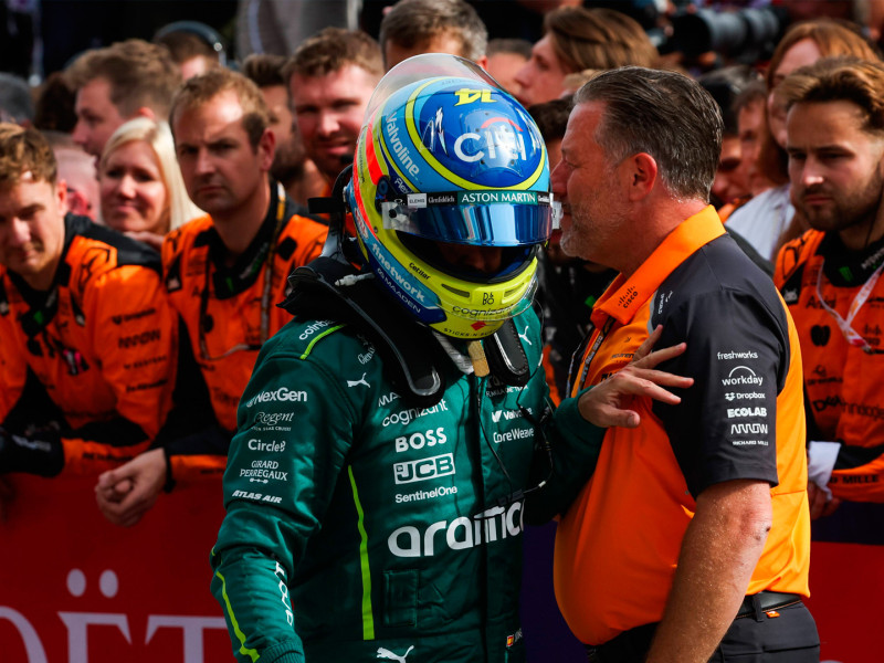 Fernando Alonso, durante su participación en el GP de Hungría de Fórmula 1