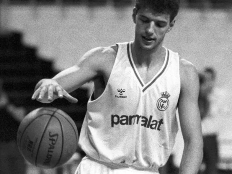 Drazen Petrovic en el Real Madrid