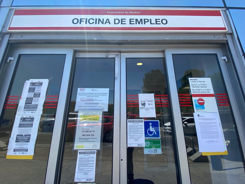 Entrada a una oficina del SEPE