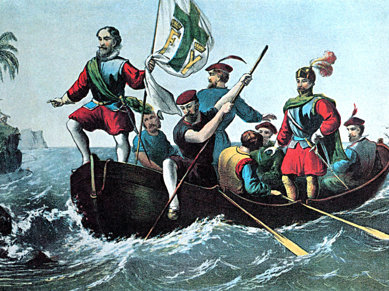 Desembarco de Colón en San Salvador, 1492