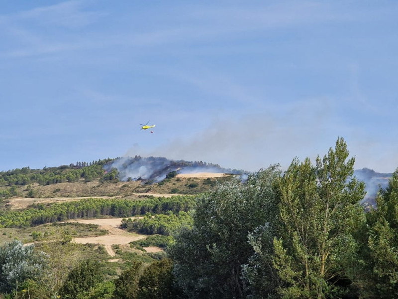 Incendio en Navarra