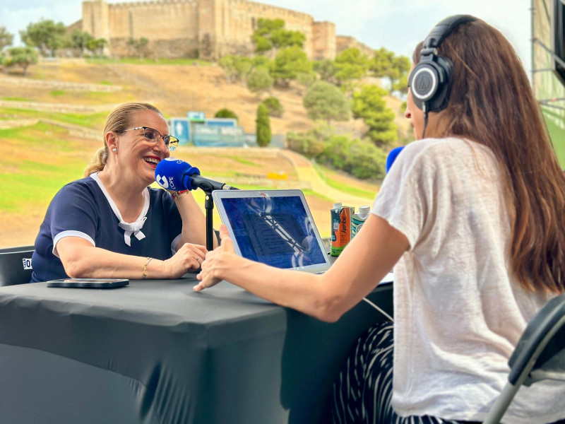 Ana Mula en los micrófonos de COPE Andalucía