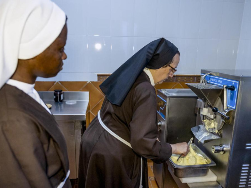 Helados artesanos, la solución de las monjas del Convento de San Antonio de Padua
