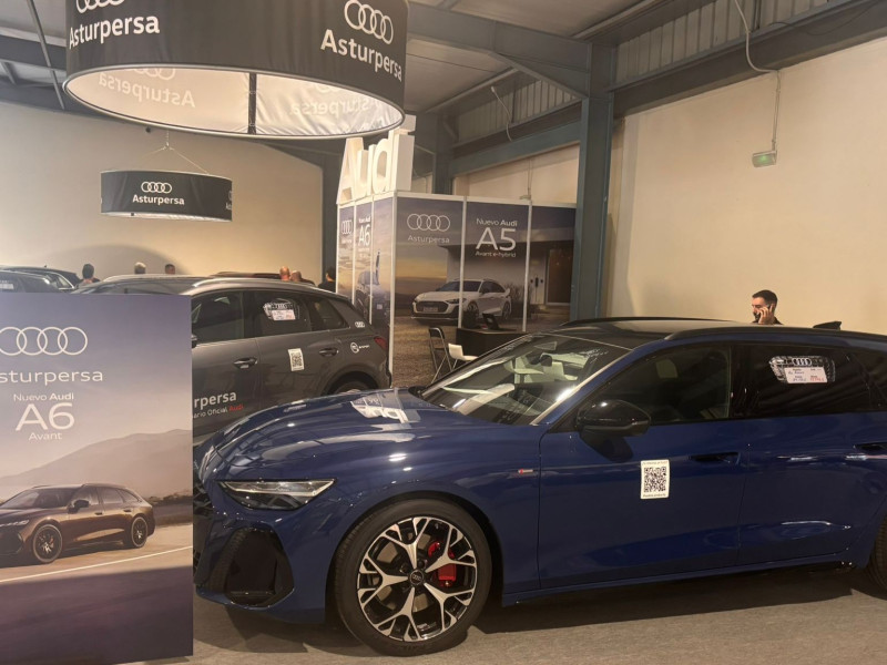 El nuevo Audi A6 Avant, en el stand de Asturpersa, en el Pabellón 1 de FIDMA 2025