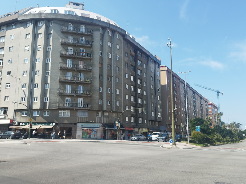 Cruce de la Avenida de Arteixo con la Ronda de Outeiro en A Coruña