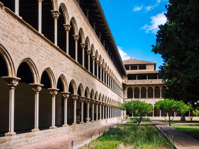 2XF54C1 The Monastery of Pedralbes in Barcelona/Spain