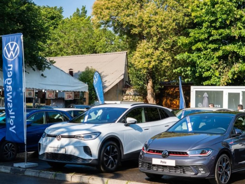 Vehículos expuestos en la FIDMA de Volksawagen Asturpersa