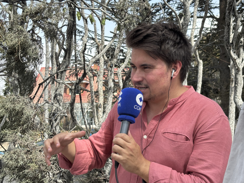 Israel Reumiñán haciendo 'La Tarde' desde Tres Cantos