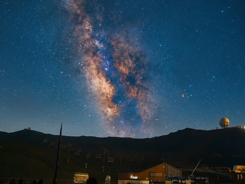 Observación de perseidas en Sierra Nevada 2025