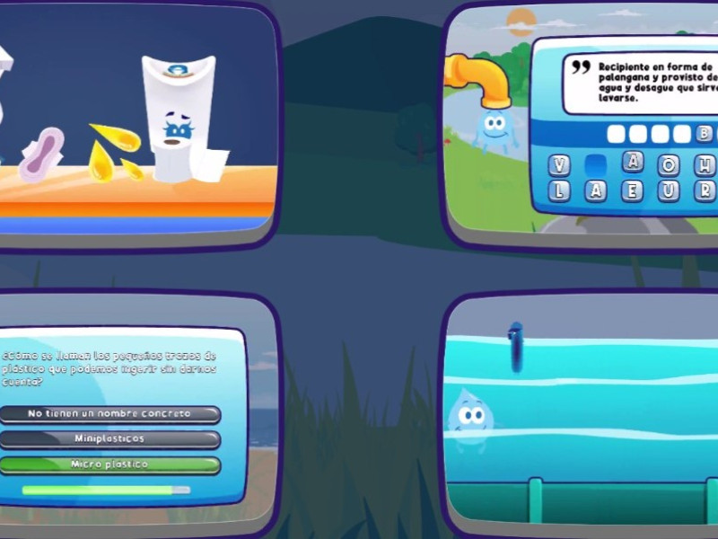 Juego del agua de CADASA