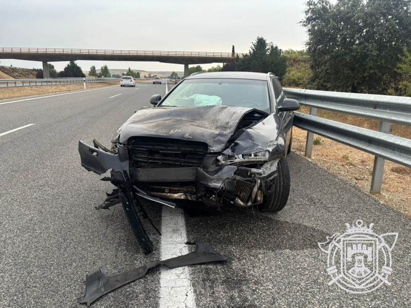 Fallece un hombre en un accidente de tráfico en la A-231 en Sasamón (Burgos)