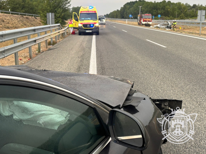Fallece un hombre en un accidente de tráfico en la A-231 en Sasamón (Burgos)