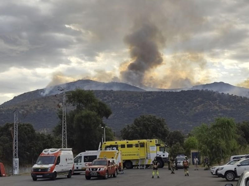 Hay tres incendios activos en la región: Jarilla, Casares de las Hurdes y Santibáñez el Alto