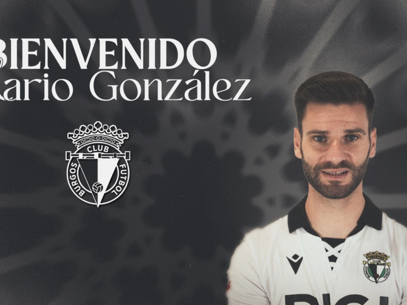 El delantero Mario González regresa a casa para liderar el ataque del Burgos CF