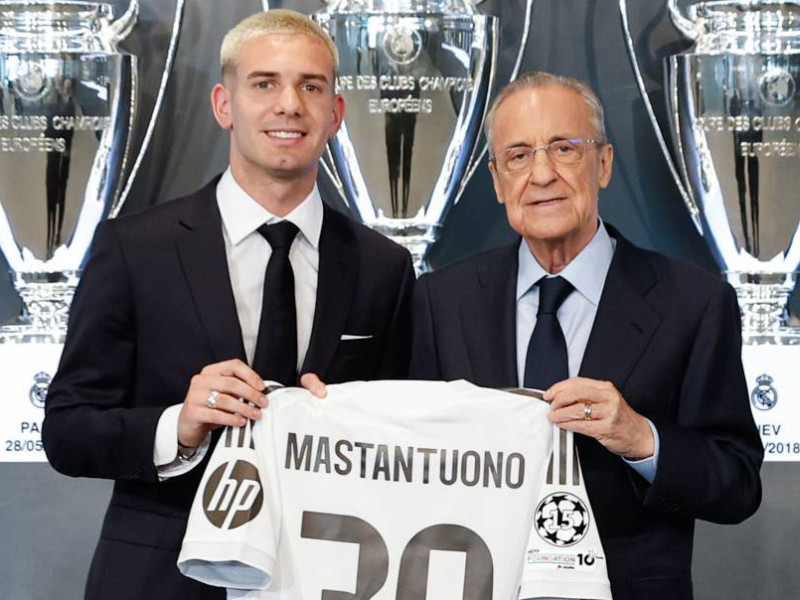 Mastantuono llevará el dorsal número 30 esta temporada en el Real Madrid.