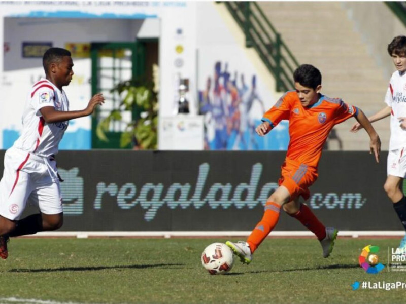 Fran Pérez, en LaLiga Promises que ganó el VCF en 2014