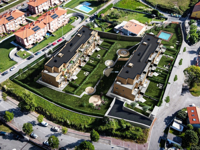 Infografía viviendas en San Román