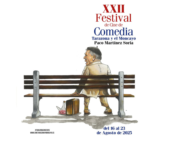 Cartel anunciador del XXII Festival de Cine 'Paco Martínez Soria' de Tarazona.