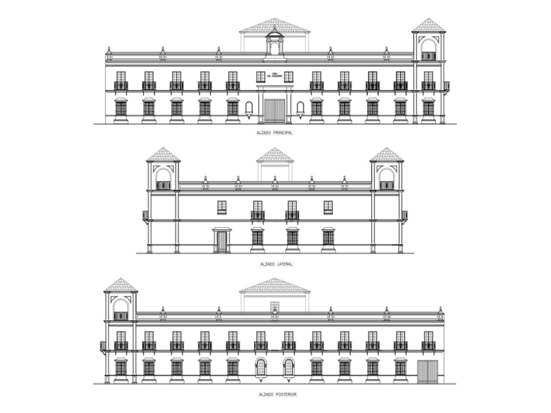 Planos de la Casa Diocesana de Espiritualidad y Peregrinación