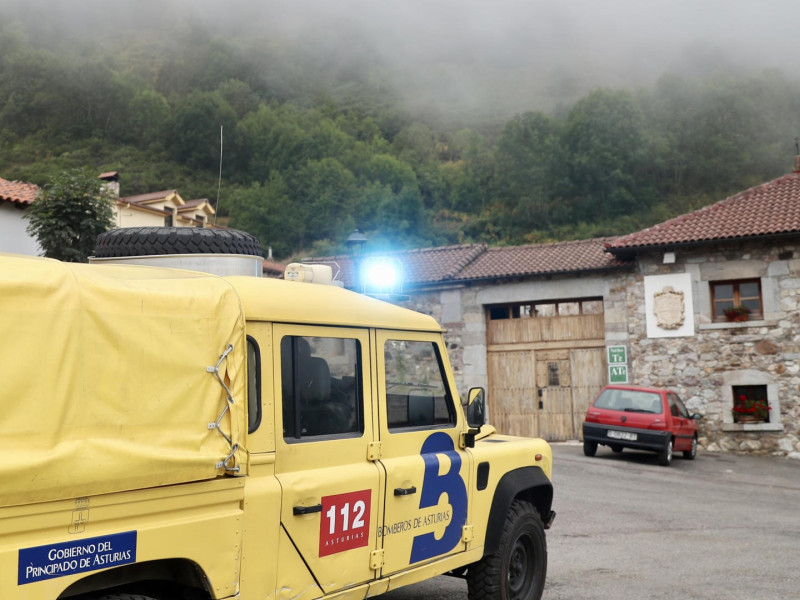 Bomberos de Asturias en Somiedo