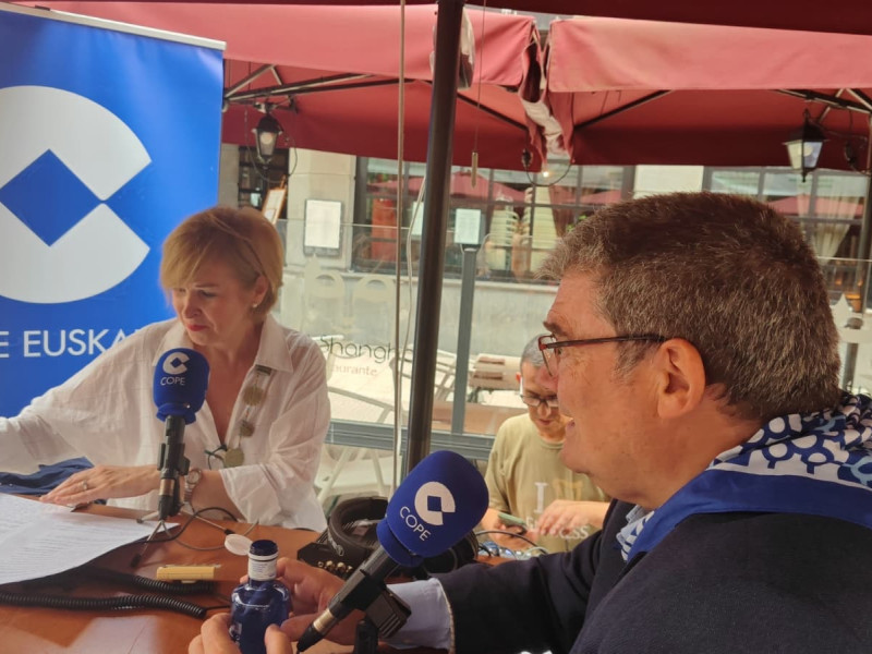 Juan Mari Aburto, entrevistado en Cope Euskadi