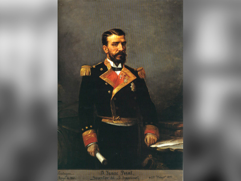 Isaac Peral demostró la funcionalidad del submarino en el ámbito de la guerra naval