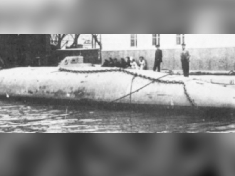 Imagen de la época del submarino de Peral