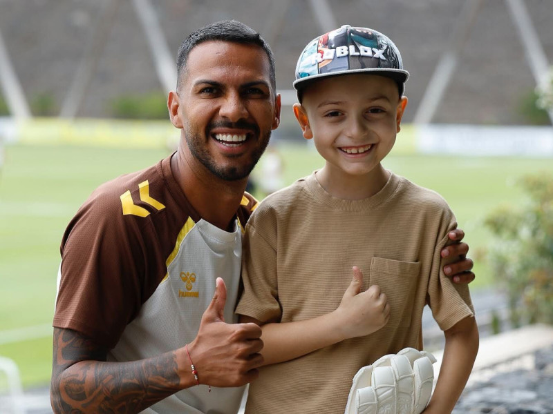 Elias con Jonathan Viera