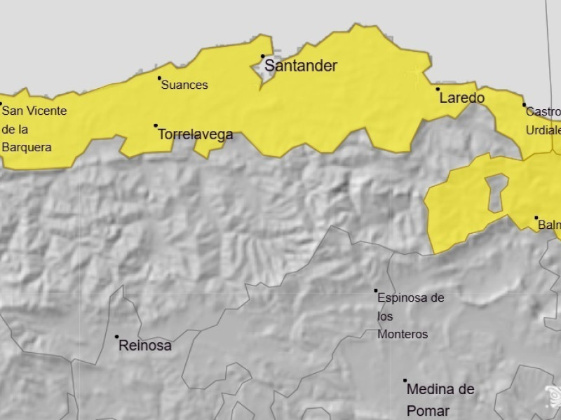 (Foto de ARCHIVO)La AEMET activa este jueves el aviso amarillo por lluvias en el litoral de CantabriaREMITIDA / HANDOUT por AEMETFotografía remitida a medios de comunicación exclusivamente para ilustrar la noticia a la que hace referencia la imagen, y citando la procedencia de la imagen en la firma20/8/2025