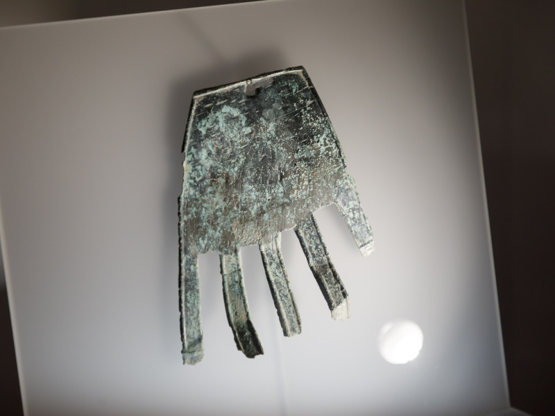 (Foto de ARCHIVO)Cultura expondrá este jueves en el Planetario de Pamplona la Mano de Irulegi.REMITIDA / HANDOUT por GOBIERNO DE NAVARRAFotografía remitida a medios de comunicación exclusivamente para ilustrar la noticia a la que hace referencia la imagen, y citando la procedencia de la imagen en la firma16/12/2022