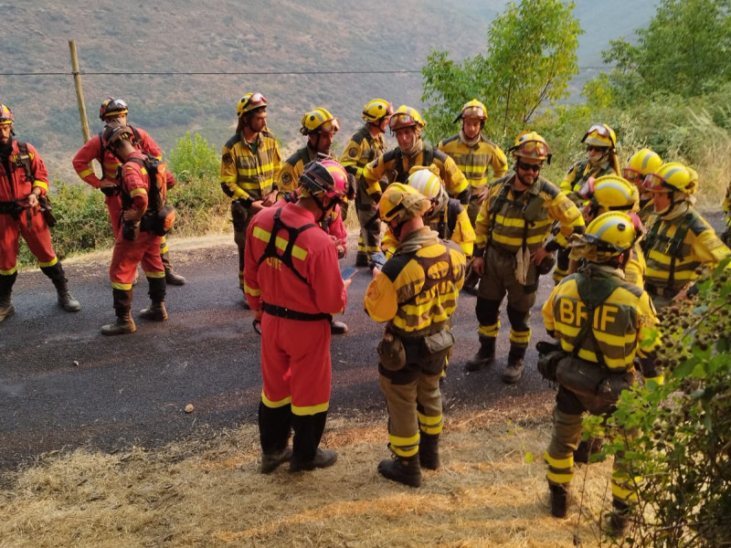 Los servicios de emergencia avanzan en León y poco a poco van extinguiendo los incendios de la provincia
