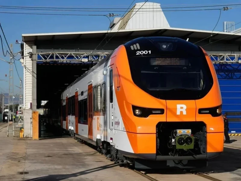 Tren de Rodalies detenido