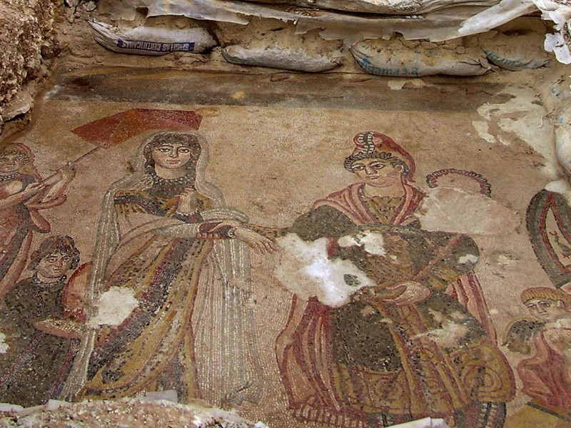 (Foto de ARCHIVO)Parte del mosaico de Noheda se expone al público por primera vez desde este jueves en las Jornadas de la Villa Romana19/7/2017