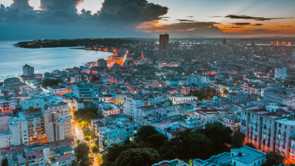 Imagen aérea de La Habana, capital de Cuba