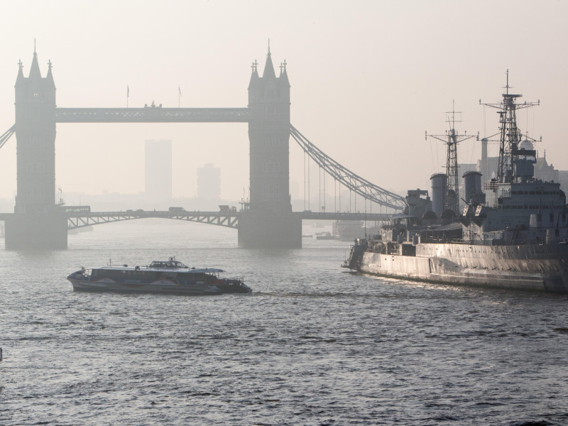 Contaminación en una de las grandes ciudades europeas, Londres