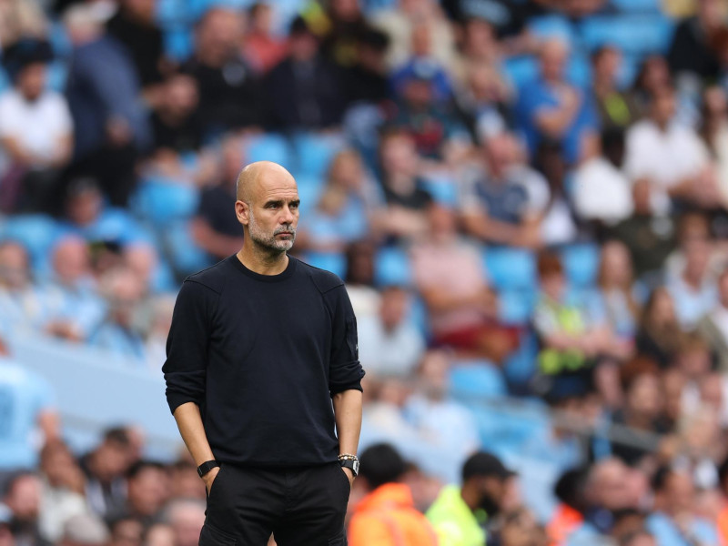 Pep Guardiola, entrenador del Manchester City