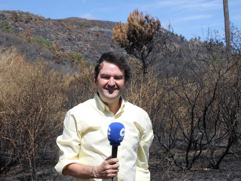 Juan Maceiras cuenta la visita real desde parte de las zonas más afectadas por los incendios en Ourense