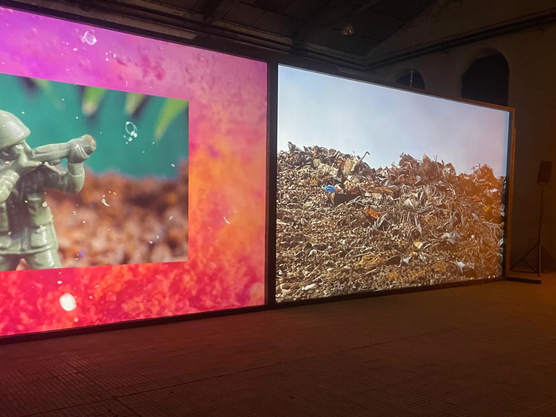 Imagen de propuesta visual en el Festival Link