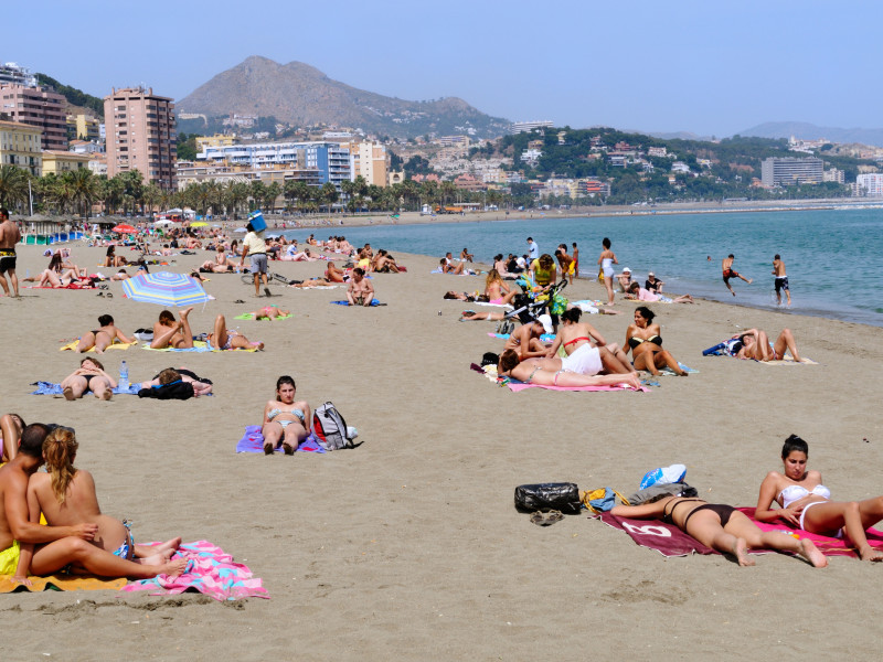 Imagen archivo de una playa de Málaga