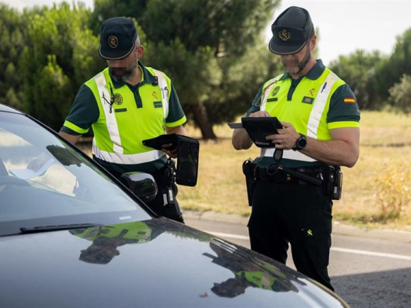 Control de la Guardia Civil de Tráfico