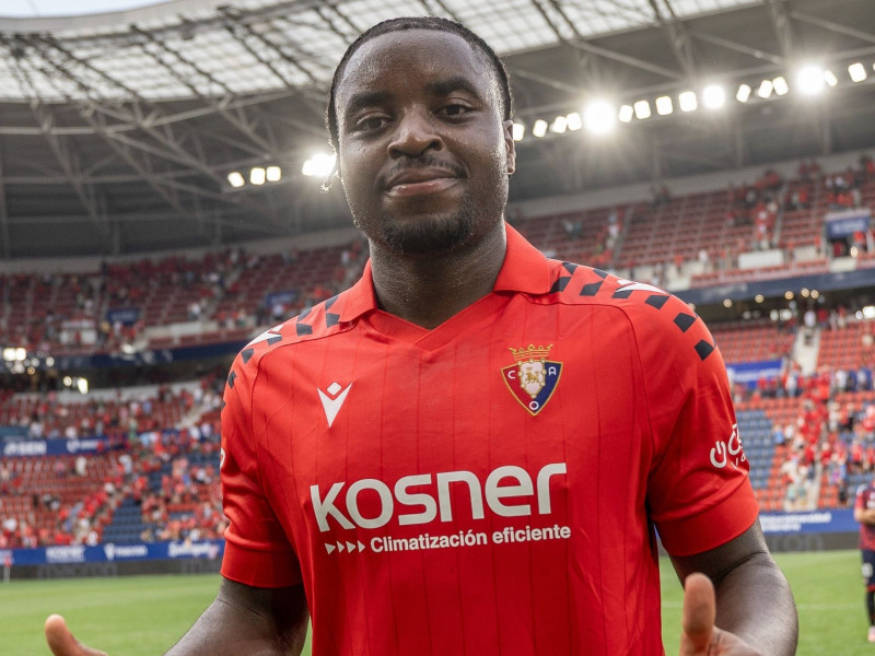 Enzo Boyomo, futbolista de Osasuna