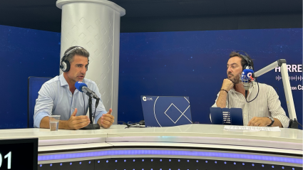 Perico Durán con Jorge Bustos