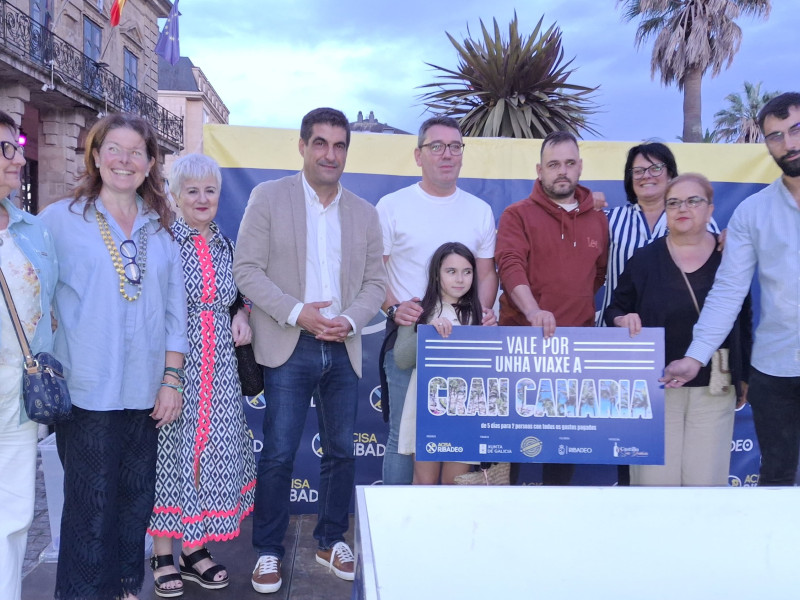 Iago Edrosa es el ganador del viaje a Gran Canaria sorteado por ACISA Ribadeo